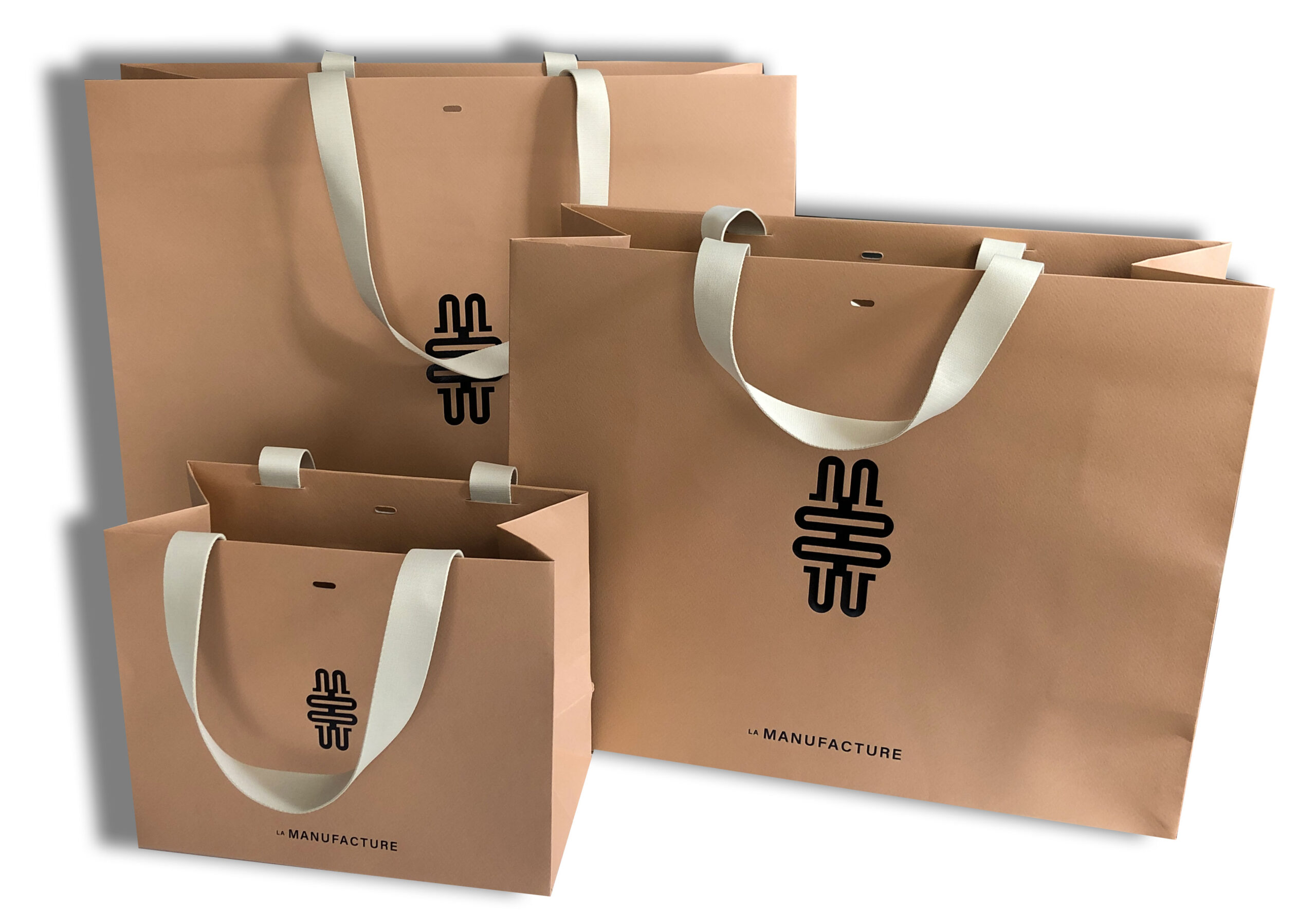 sac papier luxe personnalisé.