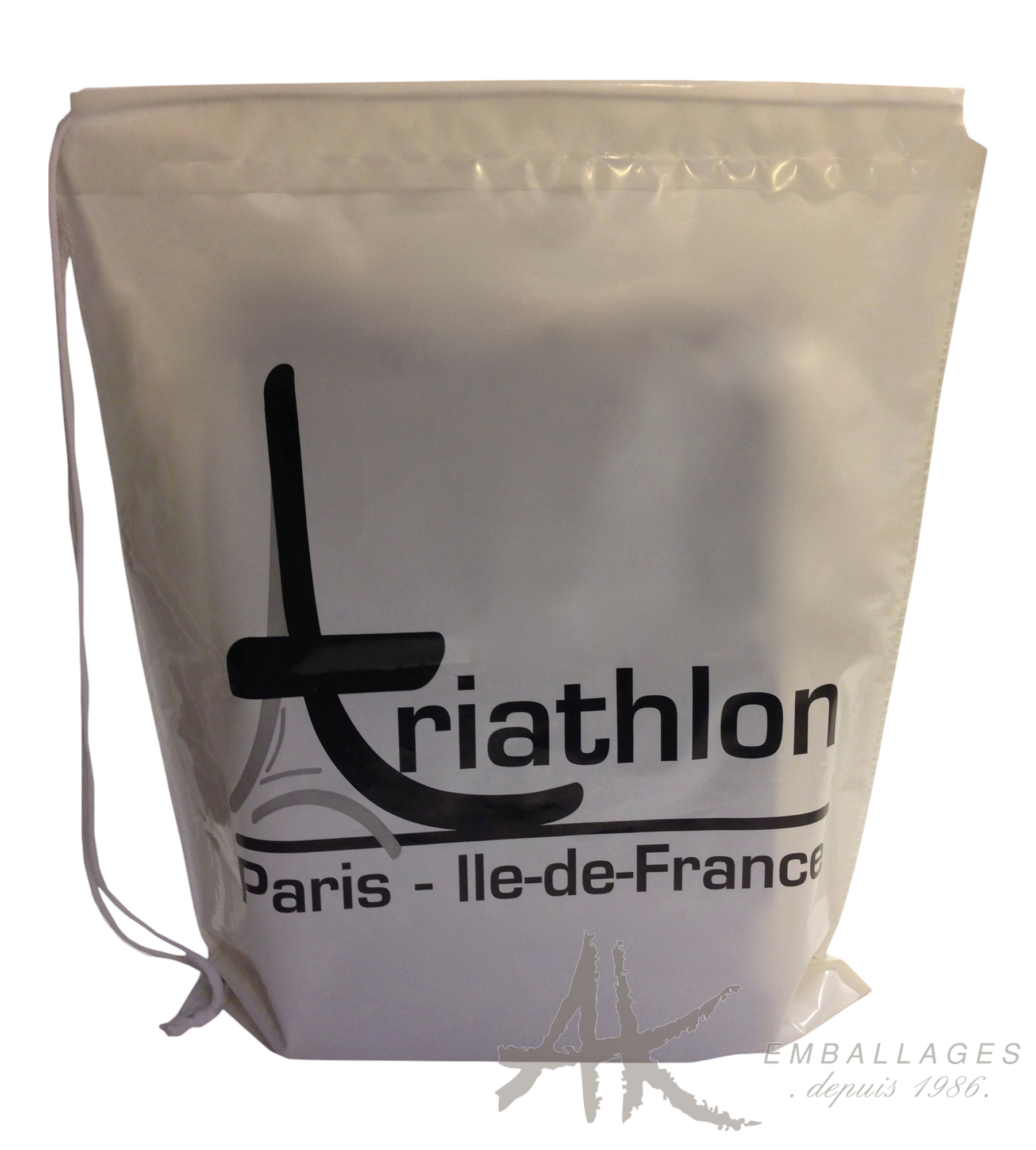 sac plastique baluchon triathlon.