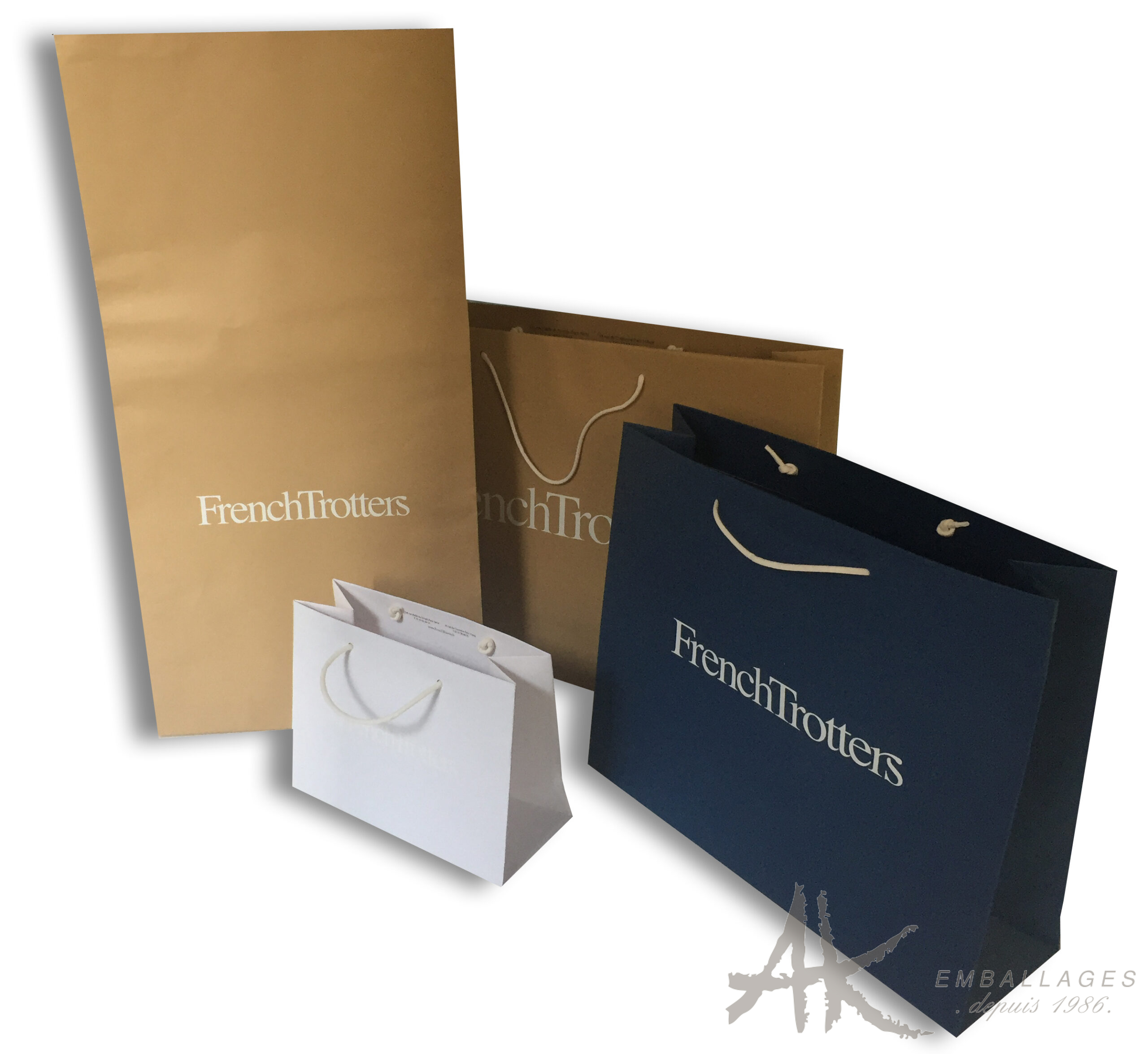 sac papier FRENCH TROTTERS