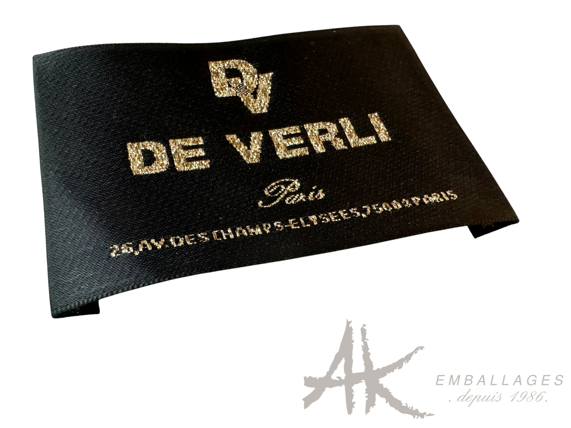 griffe textile sur mesure