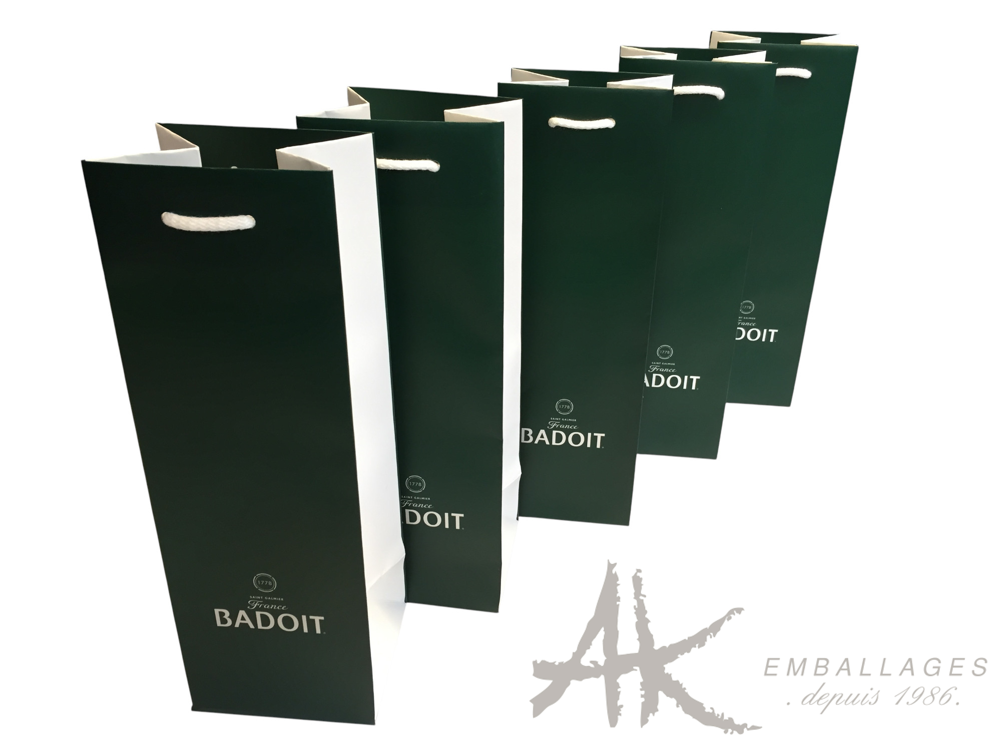 sac papier pour bouteille